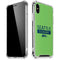 NFL Seattle Seahawks Green Performance Series iPhone XS Max Clear Case